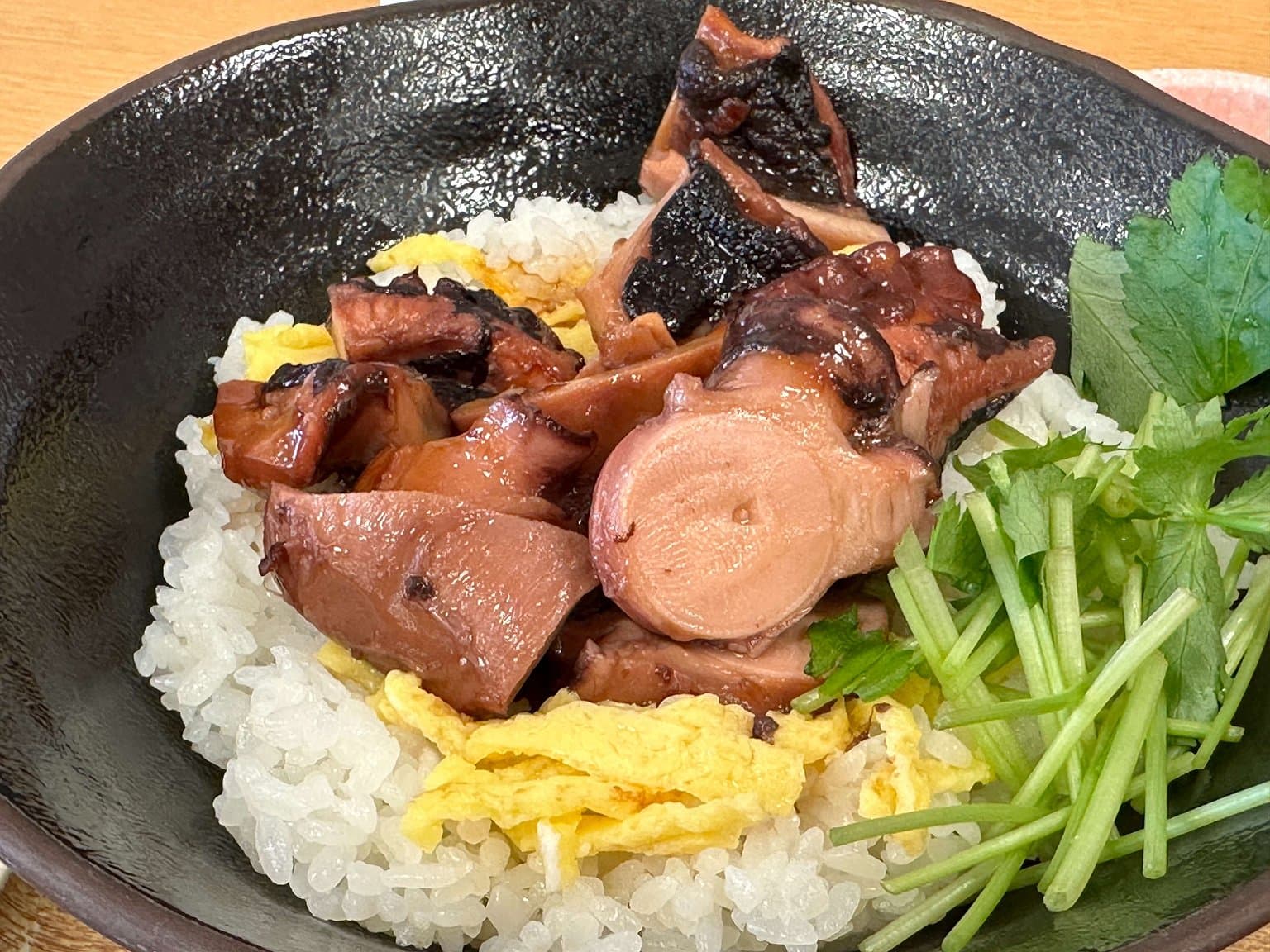 タコの旨煮丼