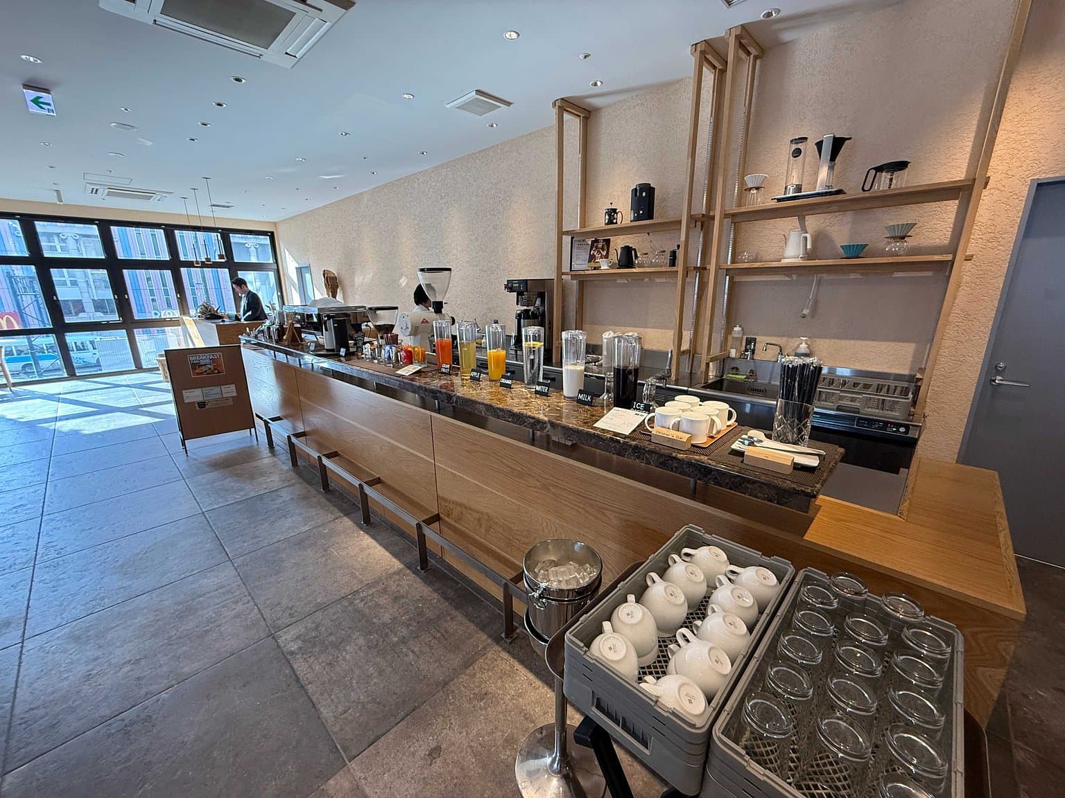 カフェのカウンター