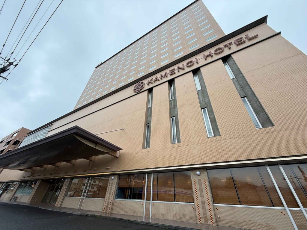 亀の井ホテル別府の外観