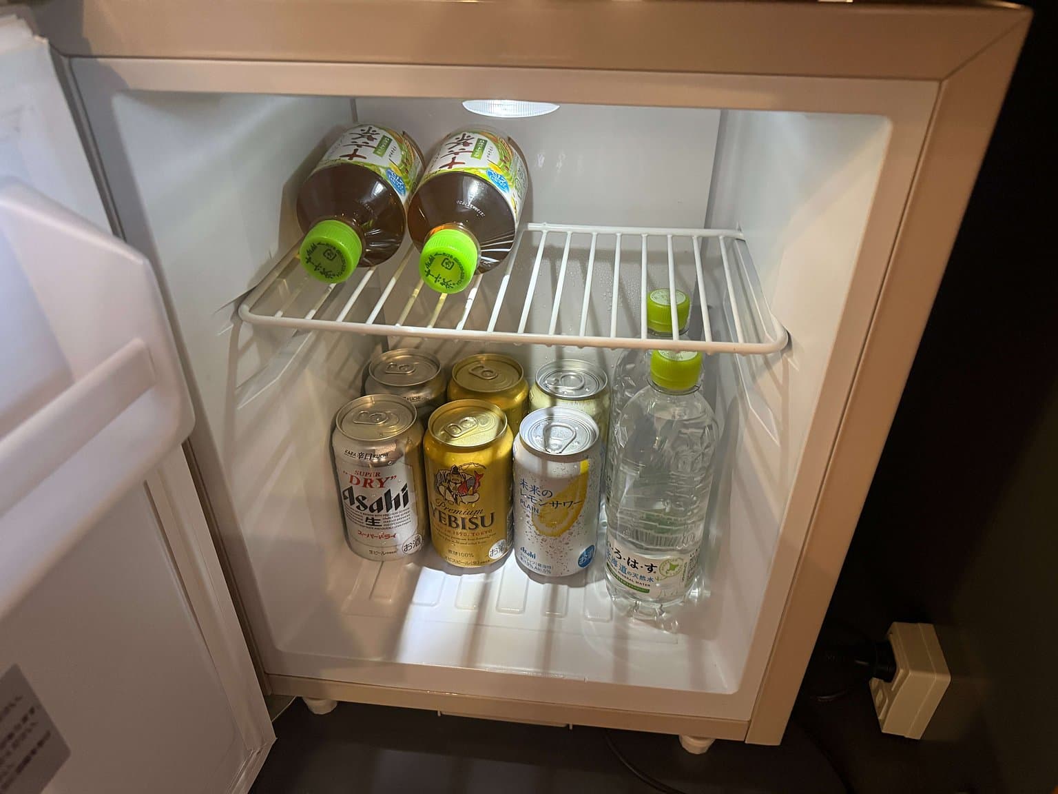 冷蔵庫のドリンク