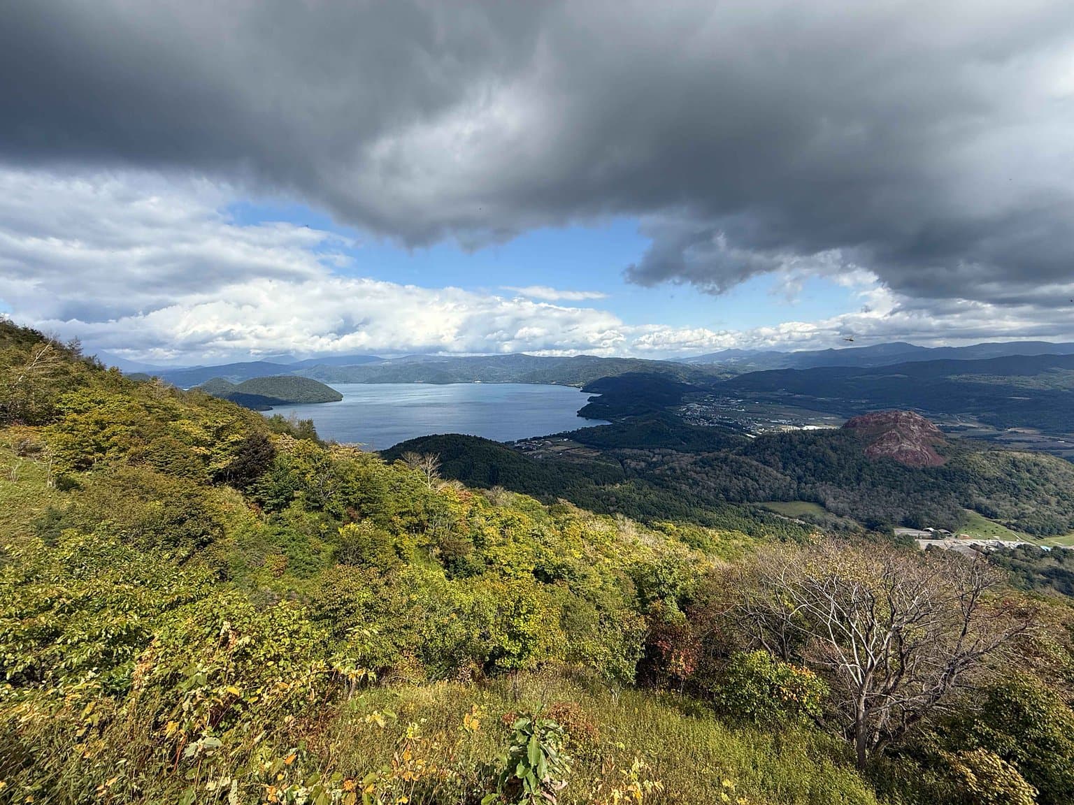 有珠山からの眺望